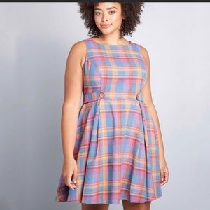 ❤️SALE❤️ Something Sixties Cotton Linen Dress